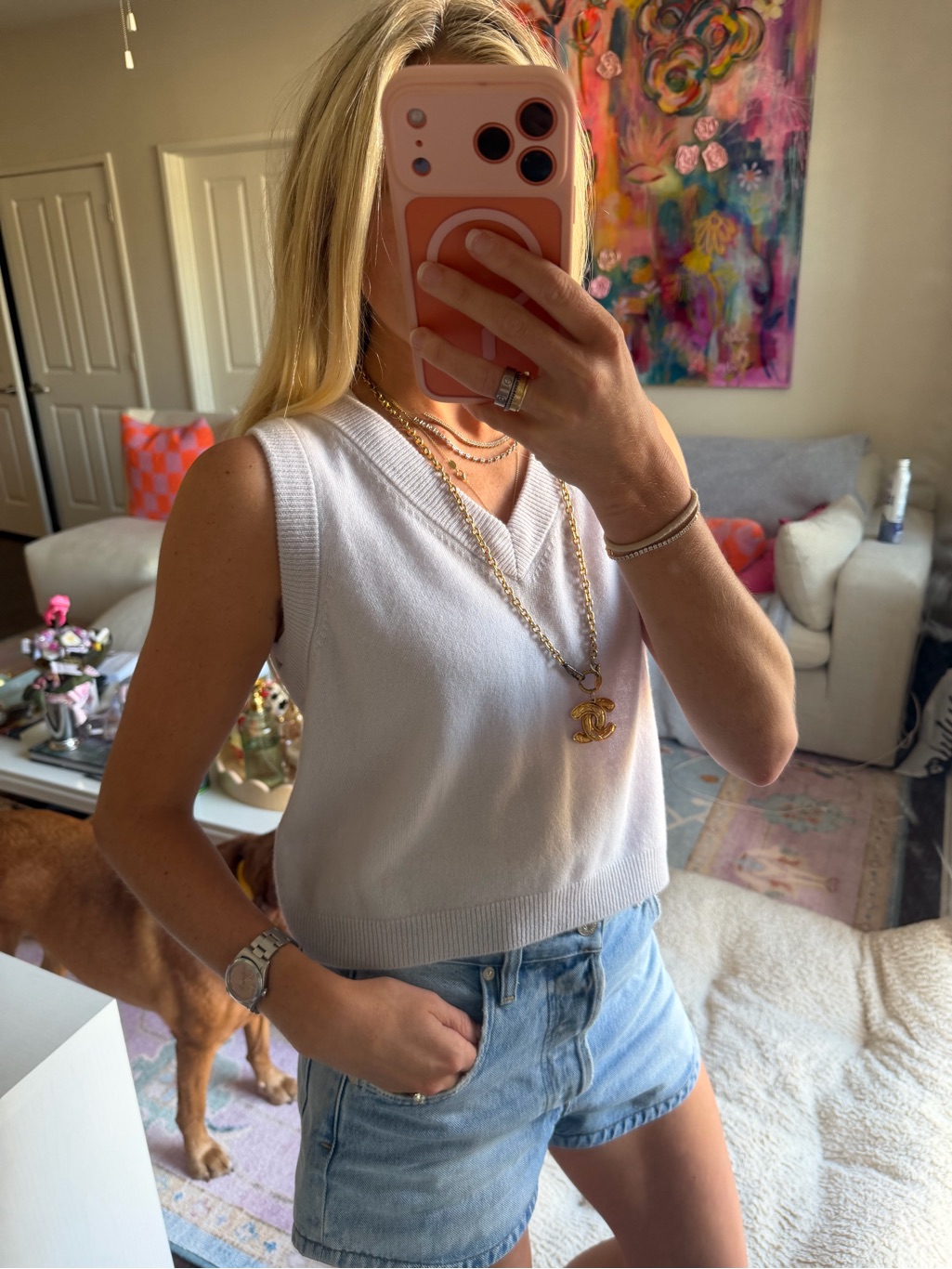 Sablyn Sterling Cropped Tank In Skye